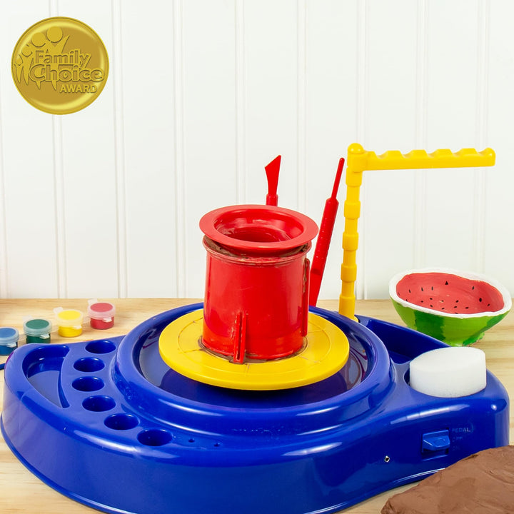 Made By Me Motorized Power Pottery Wheel - at Home Pottery Making – Clay Sculpting Activity for Kids Ages 6 and Up Retail $27.99