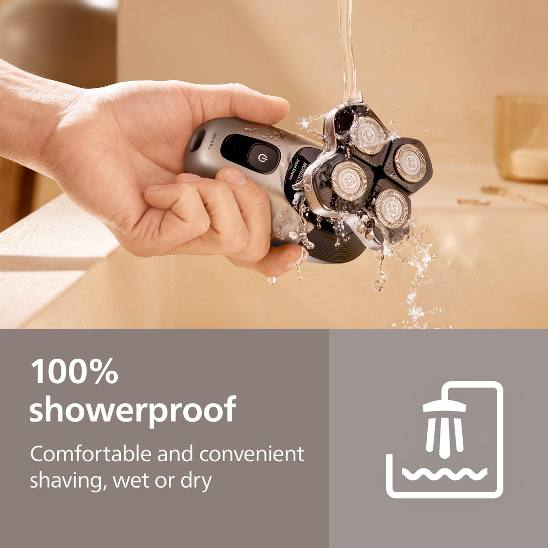 Philips Norelco Head Shaver Pro 7000 Series - Skull Shaver for Men and Women, 360Ã‚Â° Flexing Head & ComfortCut Blades for Clean Shave, Gentle on Skin, Model HS7980/40