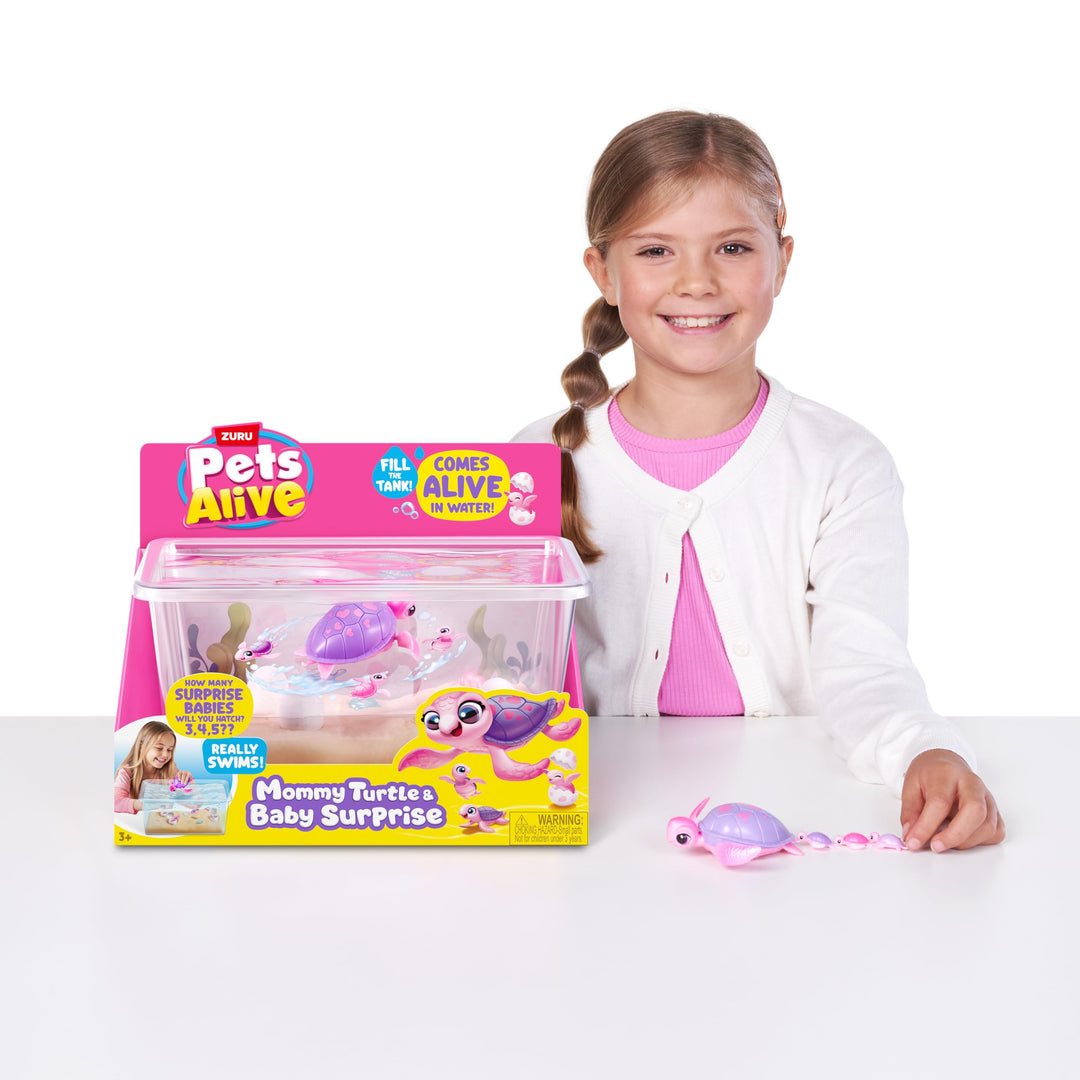 Pets Alive Mommy Turtle Surprise by ZURU, Robot Toy Pet Turtle Retail $19.99