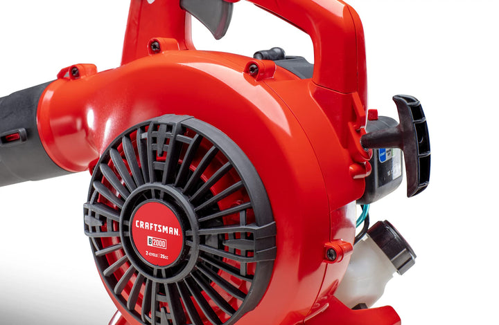 CRAFTSMAN Gas Powered Leaf Blower, Handheld Gas Blower, 200MPH, 25cc, 2-Cycle (B2000) Retail $139.99