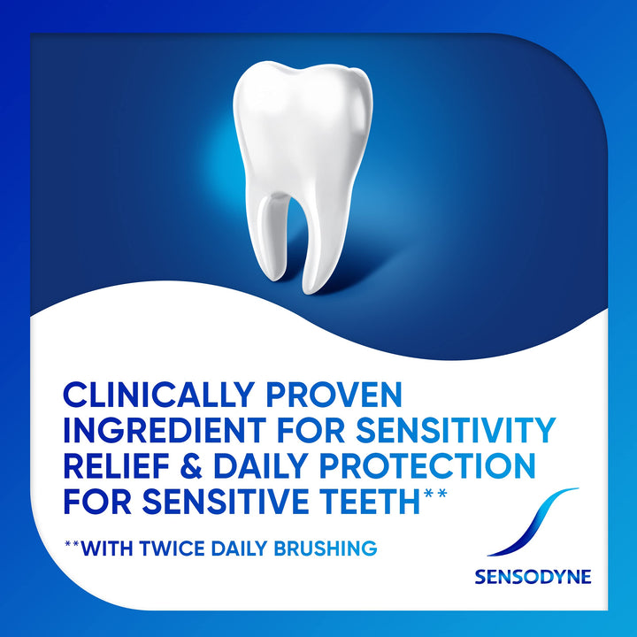 Sensodyne Repair and Protect Whitening Toothpaste, Toothpaste for Sensitive Teeth and Cavity Prevention, 3.4 oz (Pack of 2) Retail $12.49