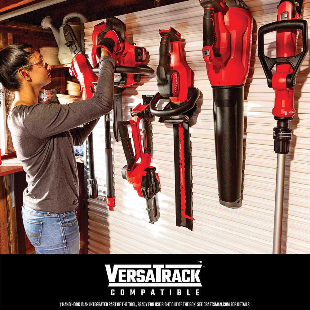 CRAFTSMAN V20 Weed Wacker Cordless String Trimmer and Edger, Weed Eater Includes 2.0 Ah Battery and Charger, Lightweight, Extended Runtime, 2 Speed (CMCST900D1) Retail $119.00