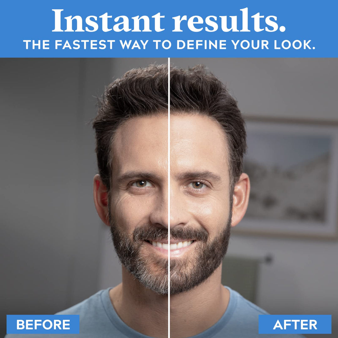 Just for Men 1-Day Beard & Brow Color, Temporary Color for Beard and Eyebrows, For a Fuller, Well-Defined Look, Up to 30 Applications, Light Brown, Ships in Eco-Friendly Packaging (Pack of 3)