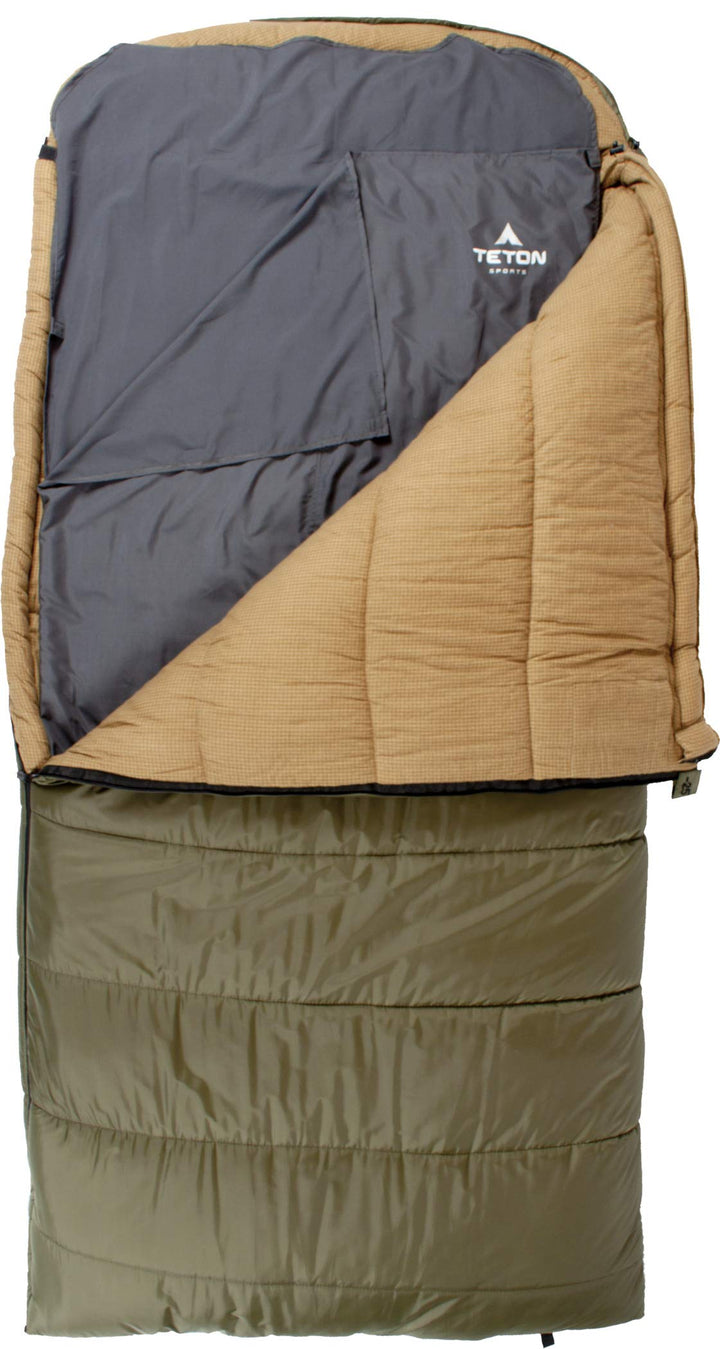 Teton XL Sleeping Bag Liner; A Clean Sheet Set Anywhere You Go; Perfect for Travel, Camping, and Anytime You’re Away from Home Overnight; Machine Washable Retail $22.99