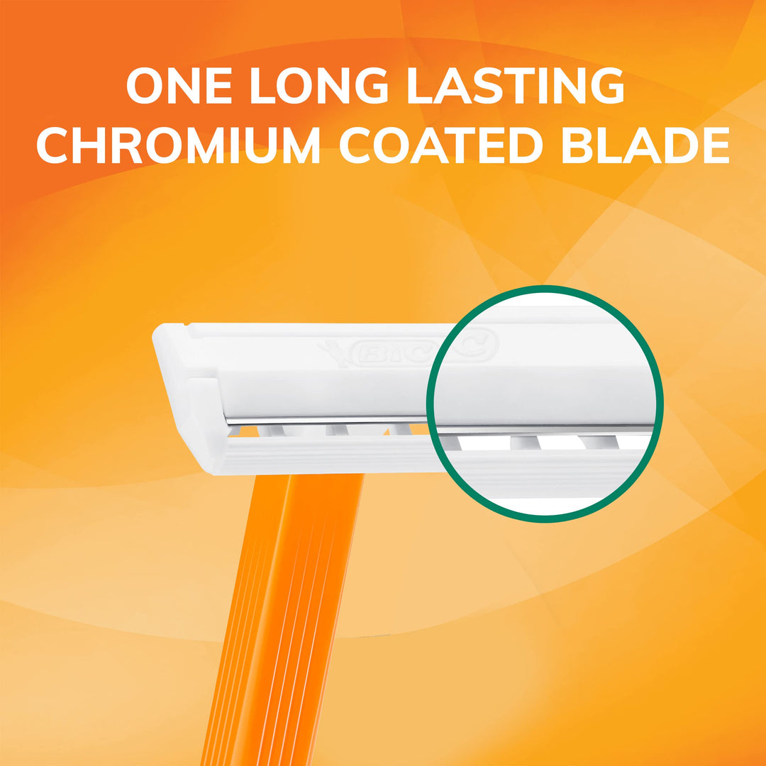 BIC Sensitive Disposable Razors for Men, Long-Lasting 1 Blade Razors for Sensitive Skin, 52 Count Shaving Razors Retail $17.99