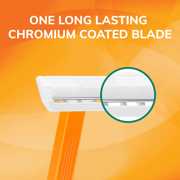 BIC Sensitive Disposable Razors for Men, Long-Lasting 1 Blade Razors for Sensitive Skin, 52 Count Shaving Razors Retail $17.99