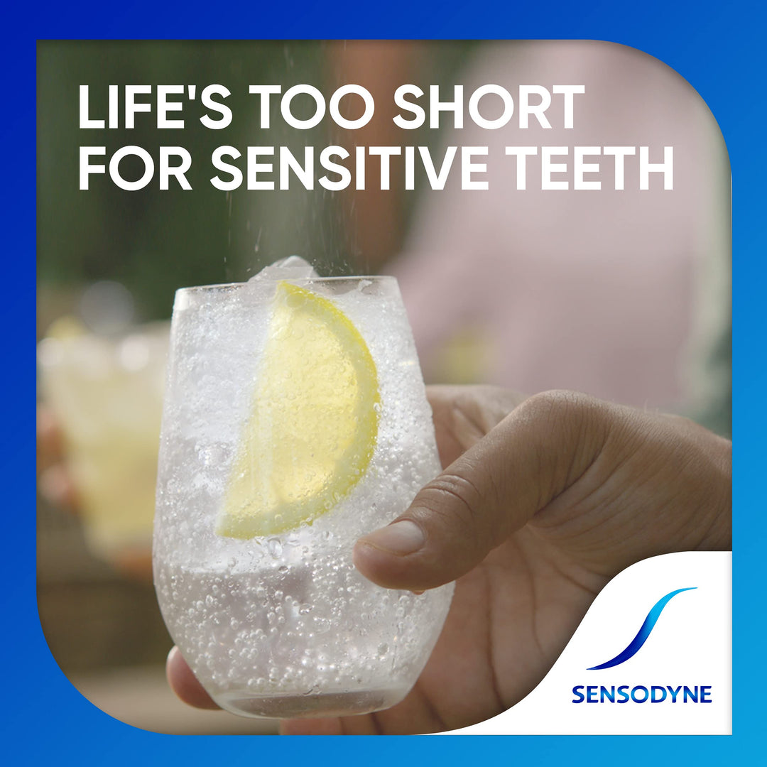 Sensodyne Repair and Protect Whitening Toothpaste, Toothpaste for Sensitive Teeth and Cavity Prevention, 3.4 oz (Pack of 2) Retail $12.49