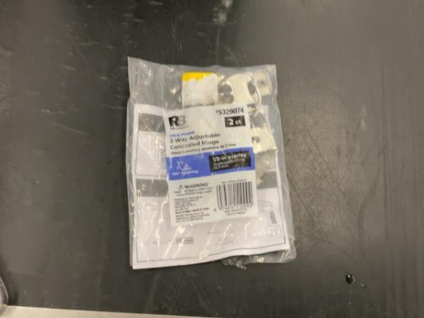Reliabilt 2-Way Adjustable Concealed Hinge - 1/2-in Overlay, 2-Count Retail $8.00