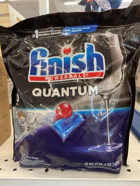 Finish Powerball Quantum 50 tabs dishwasher detergent Retail $17.47