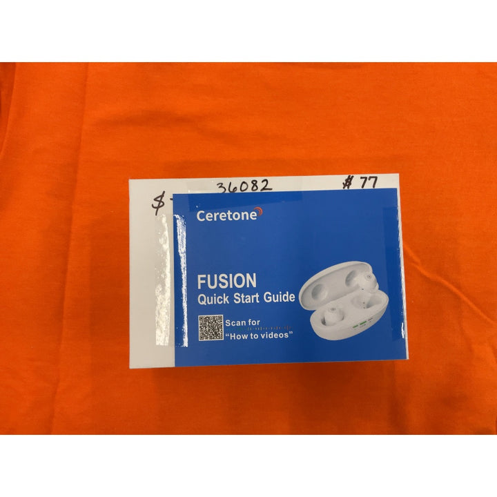 Ceretone Fusion - Quick Start Guide, Earbuds, Accessories