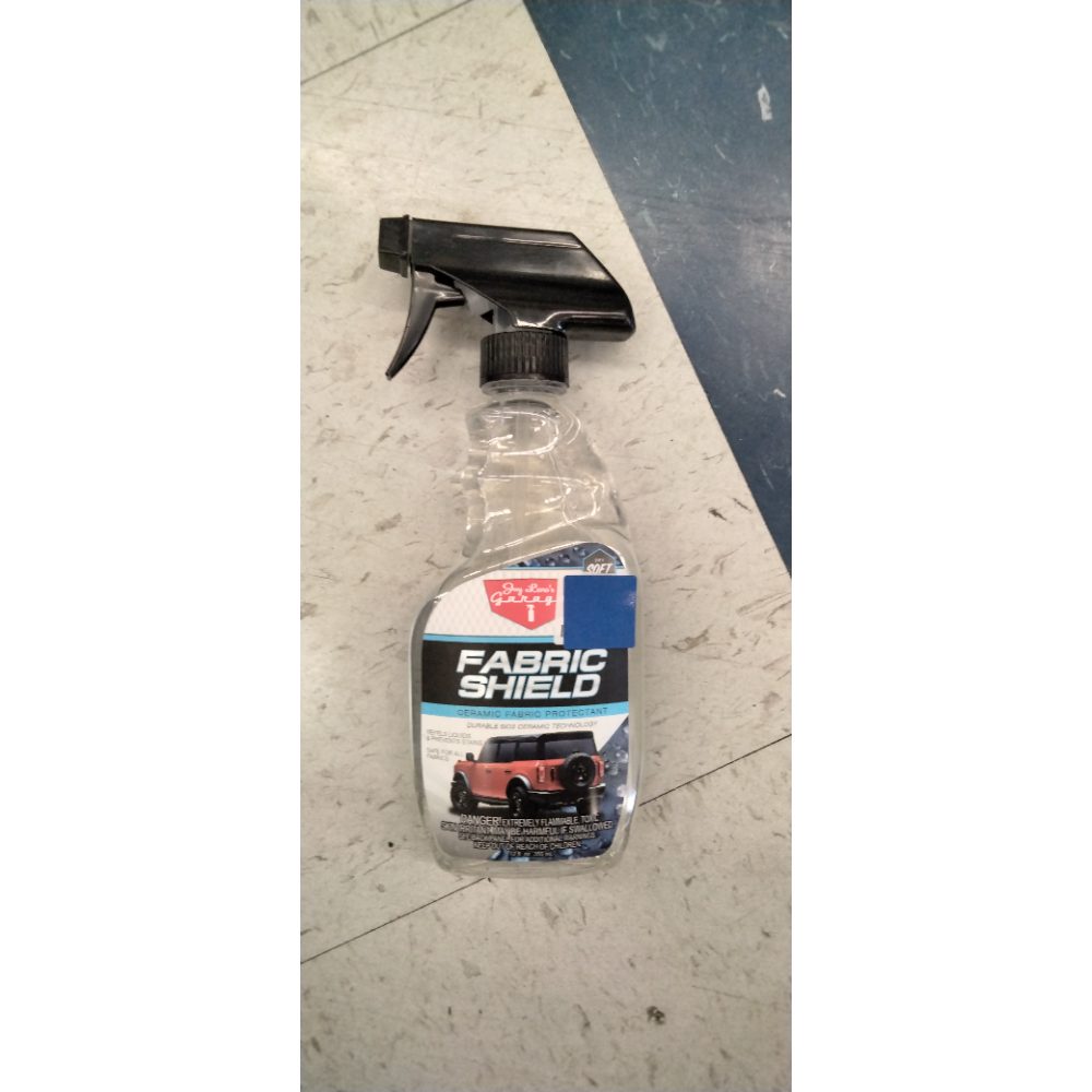 Jay Leno S Garage Fabric Shield (12 Oz) - Ceramic Fabric Protectant and Stain Repellant