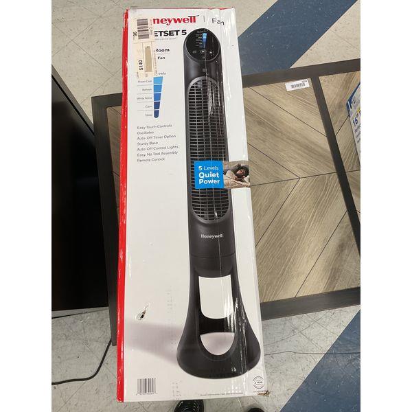 Honeywell ETSET 5 Fan - Tower Fan, 5 Levels, Quiet Power, Remote Control Retail $60.00