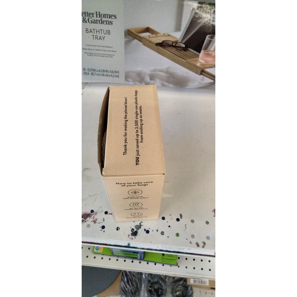 Betterblue 100% Organic Cotton Produce Bags, Reusable & Eco Friendly, Set of 6