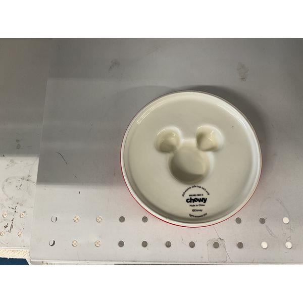 Chewy Mickey Mouse Slow Feeder Dog Bowl Retail $15.00