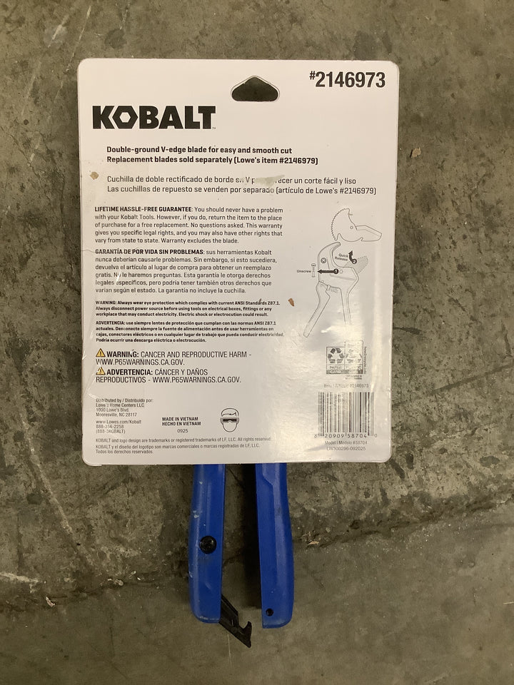 KOBALT 1 1/4IN PVC CUTTER