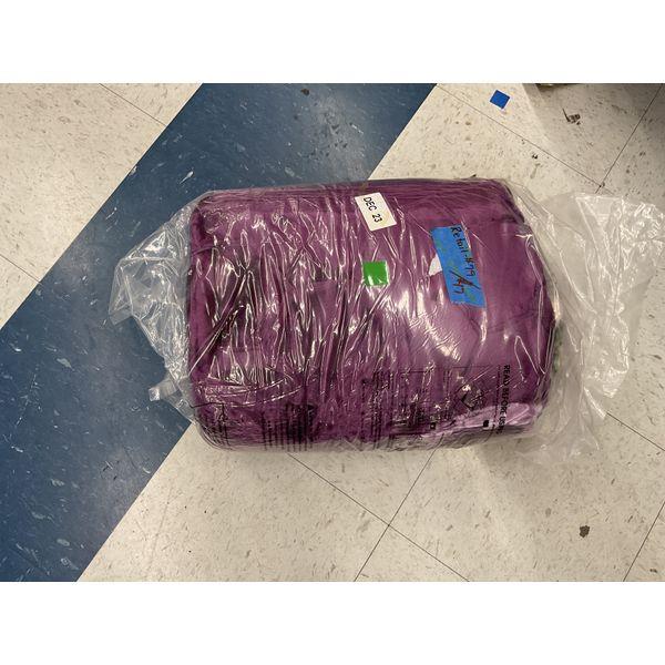 Mainstays Plush Blanket, Purple - Soft, Warm