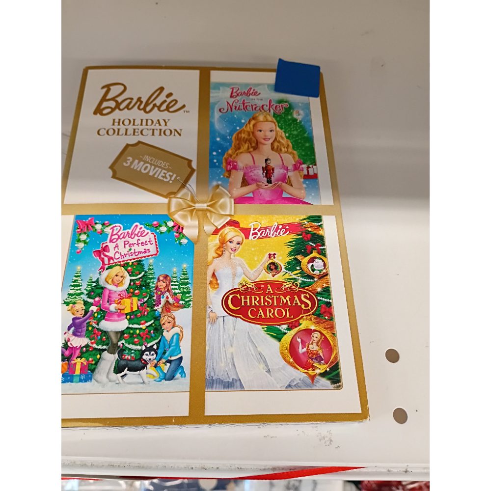 BARBIE 3 MOVIE HOLIDAY COLLECTION New DVD Perfect Christmas + Carol + Nutcracker