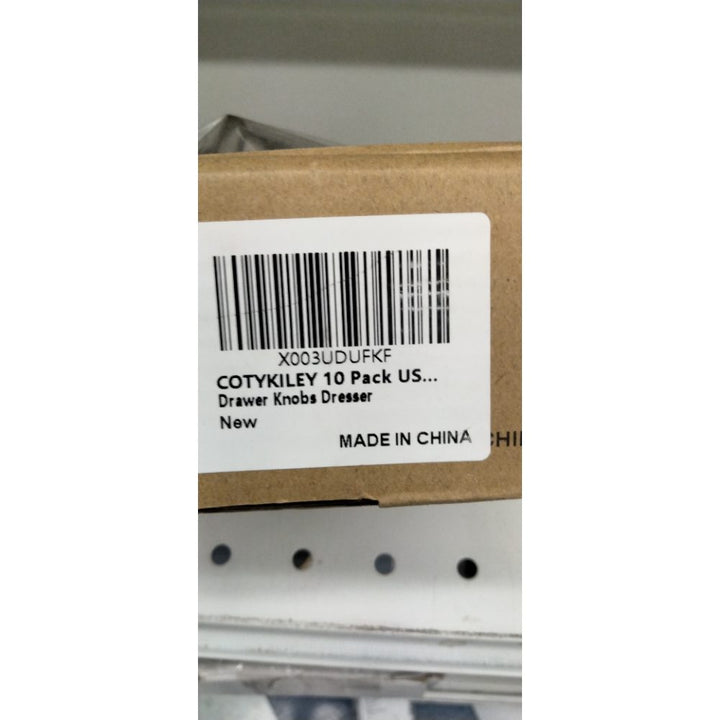 COTYKILEY 10 Pack Brushed Satin Nickel Kitchen Cabinet Knobs Drawer Pulls Solid Silver Drawer Knobs Dresser Knobs Cabinet Hardware Knobs for Dresser Drawers