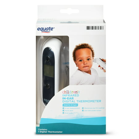 Equate Children S Infrared Ear Digital Thermometer with Protective Covers Retail $29.98