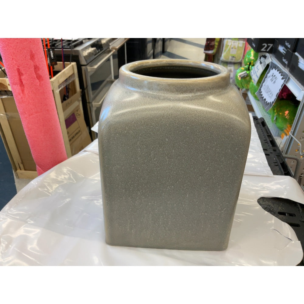 Unbranded Ceramic Cookie Jar, Storage Container - Gray