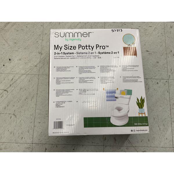 Summer My Size Potty Pro, 2-in-1 System, Potty Training, Includes Ingenuity Potty Training Seat Retail $40.00