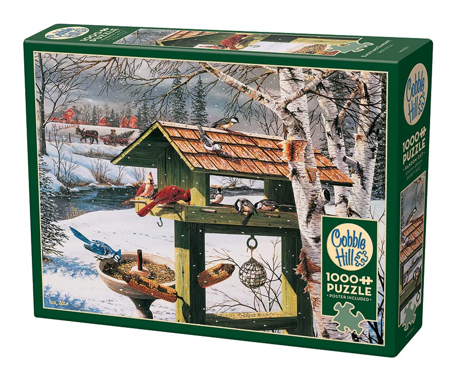 Cobble Hill 1000 Piece Puzzle - Backyard Banquet - Sample Poster Included