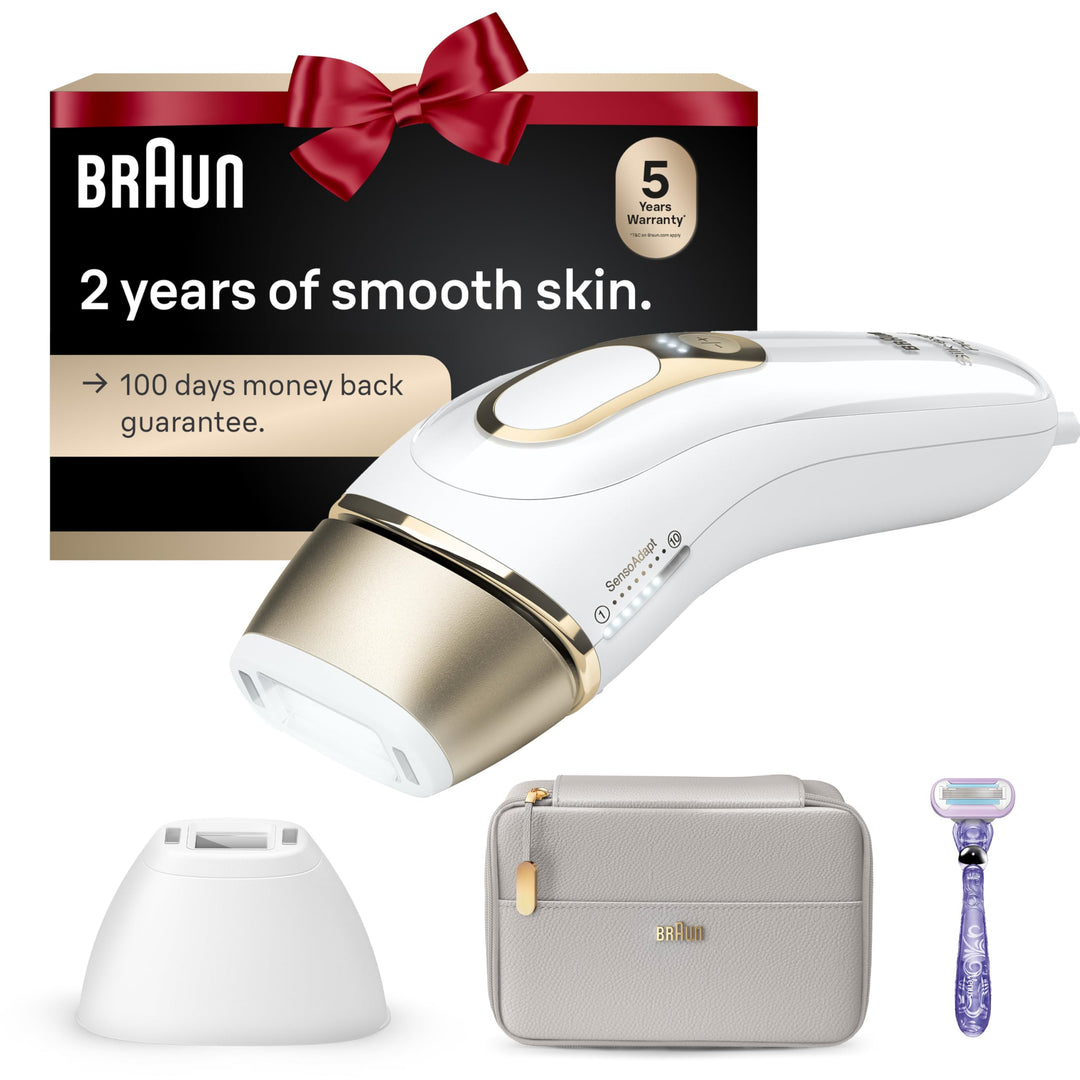 Braun IPL Silk·Expert Pro 5 PL5157 Latest Generation IPL, Permanent Visible Hair Reduction, at-Home Hair Removal System with Soft Pouch and Precision Head Retail $419.00