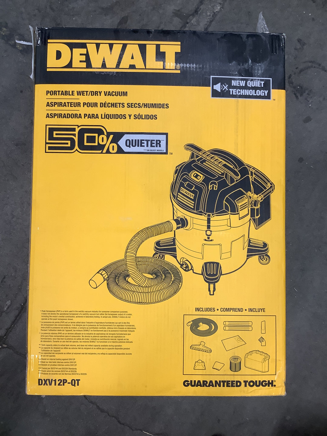 DEWALT WET/DRY VACUUM