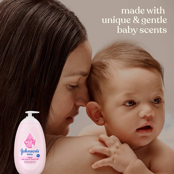Johnson's Baby Lotion with Coconut Oil, Aloe Vera & Vitamin B5, 72 HR Hydration, Skin Moisturizer, Hypoallergenic, Safe for Newborn, Protects From Dryness &; Strengthens Skin, 27.1 fl. oz Retail $6.00