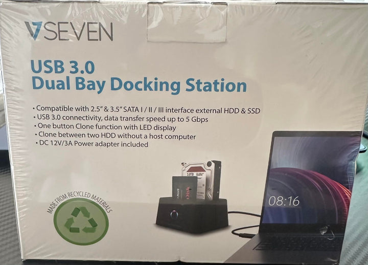 V7Dual Bay Docking Station