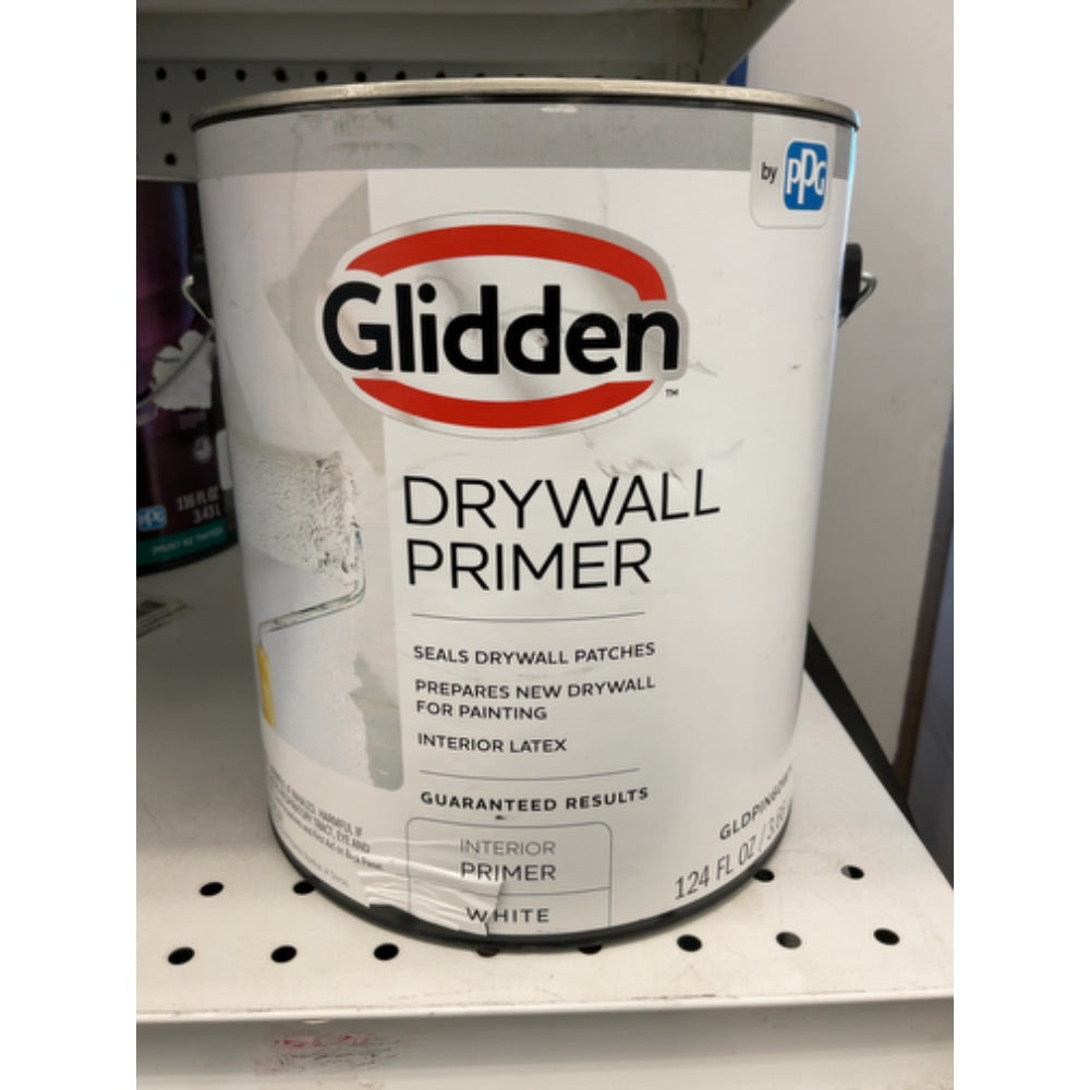 Interior Drywall Primer, Flat, White, 1 Gal, Can
