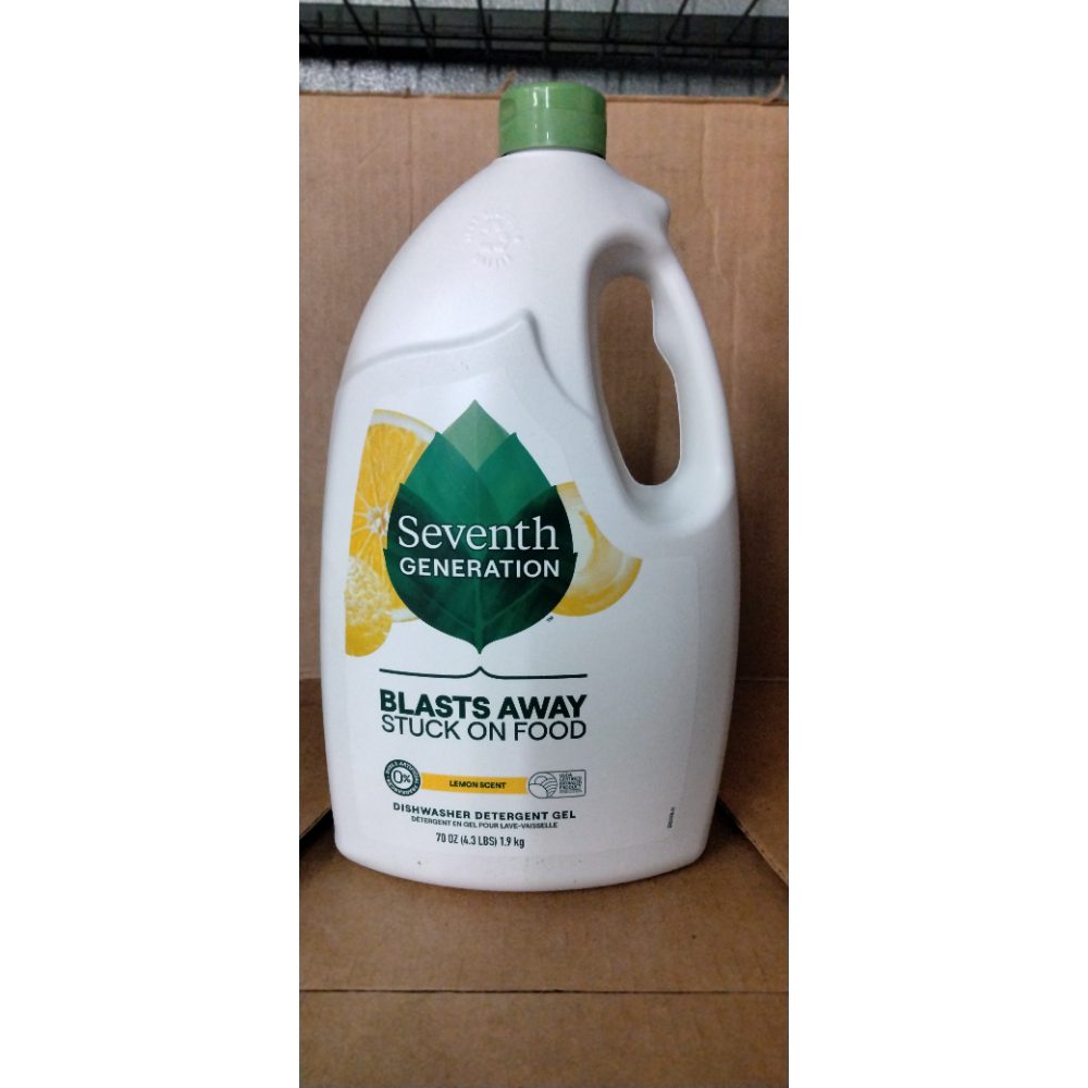 Seventh Generation Lemon Auto Dishwasher Gel, 70 OZ Retail $9.00