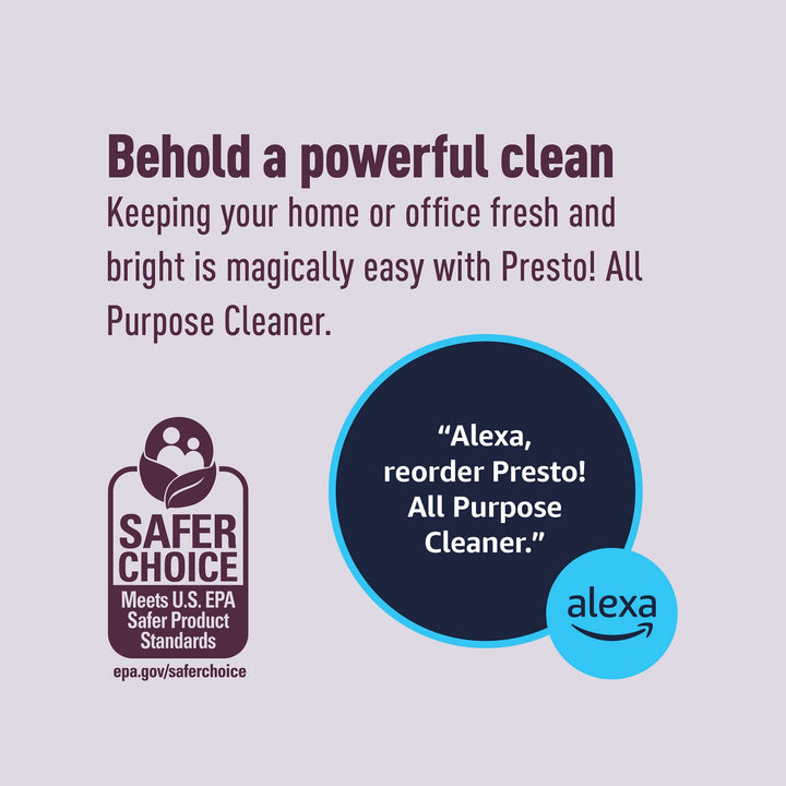 Amazon Brand Ã¢â‚¬â€œ Presto! All Purpose Cleaner, Lavender Scent, 32 fl oz, Pack of 2