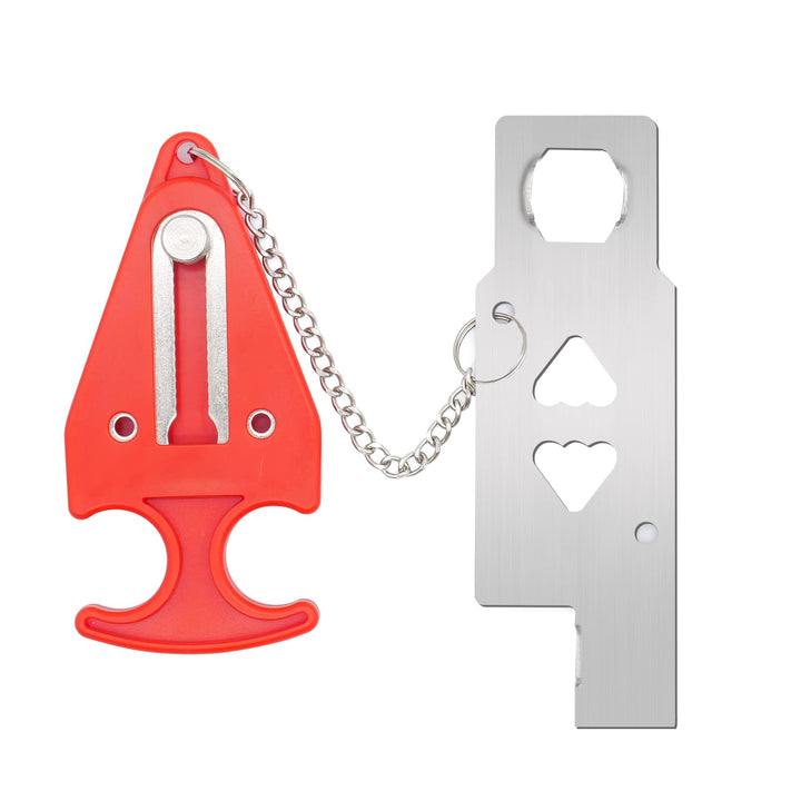 Lingbokai-Hotel Door Locks for Travelers,2 Pack,Dual Protection Security Door Kit, Prevent Unauthorized Entry in Home, Apartment and School,Travel Door Lock for Hotel Rooms