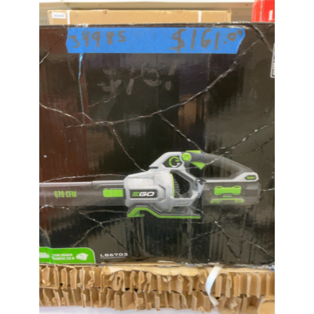 EGO POWER+ Leaf Blower, Cordless Electric 670 CFM, Includes 56V 4.0Ah Battery and Charger - LB6703