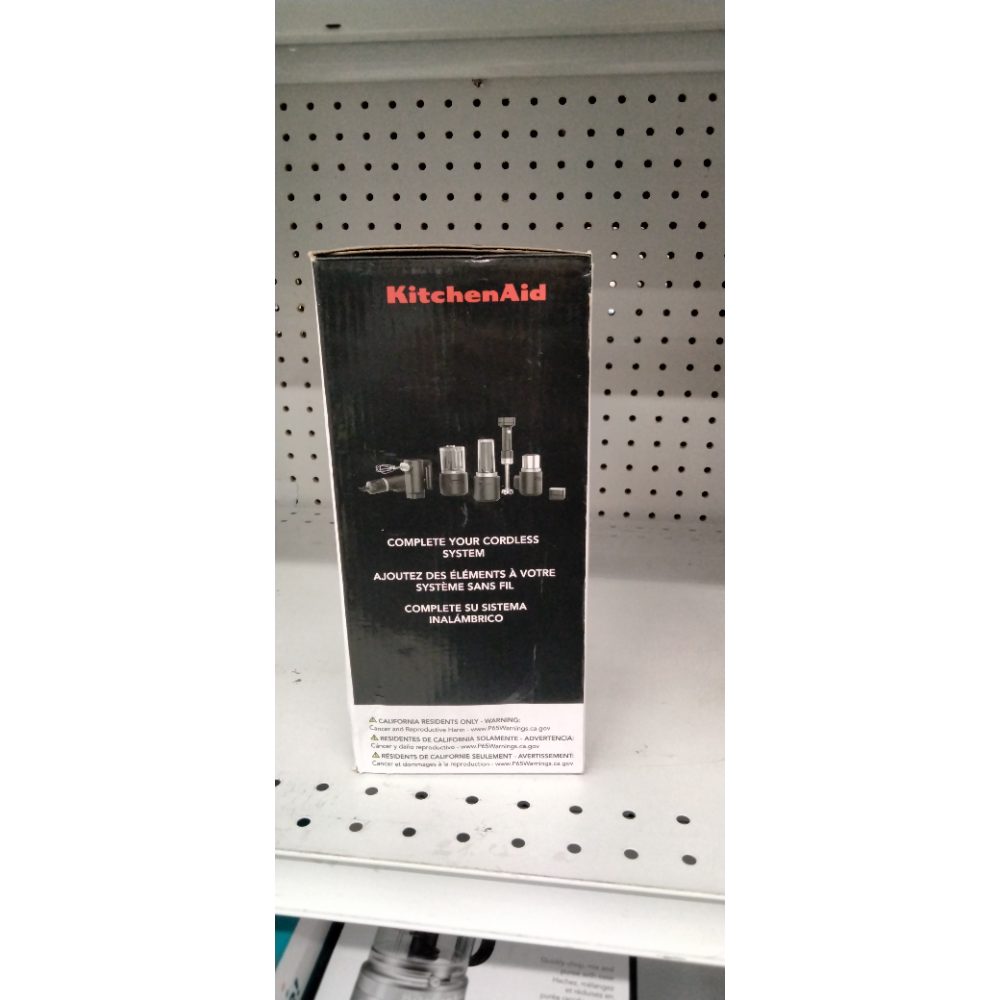 KitchenAid Goâ„¢ Cordless Hand Blender - battery sold separately, KHBRV00, Black Matte