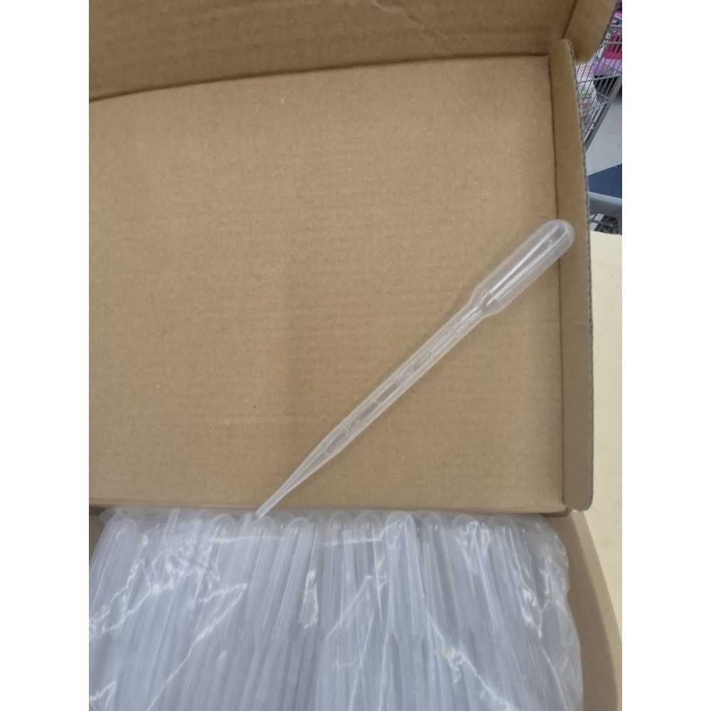 Disposable Transfer Pipettes, 3ml Capacity, Plastic