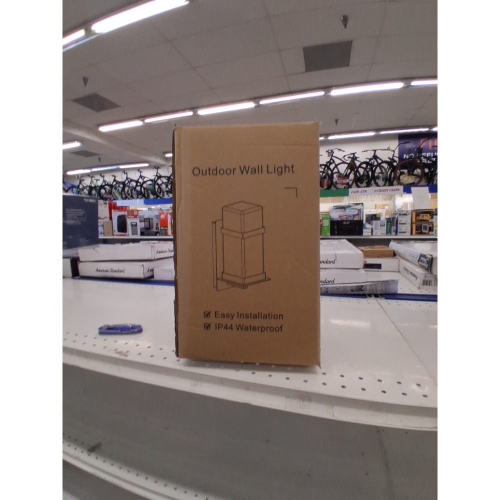 kanofoxim Vintage Outdoor Wall Lantern Fixture - Rustic Wall Mount Light Exterior Wall Sconce Lighting, Coach Light for Front Porch, Garage, Entryway with Water Glass Shade - Anti-Rust Wall Lamp