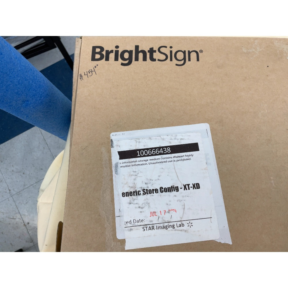 BrightSign XT4 Digital Signage Player - HDMI, USB, Ethernet, Blue