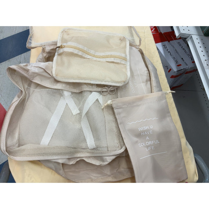 Amazon Basics Packing Cubes, Beige