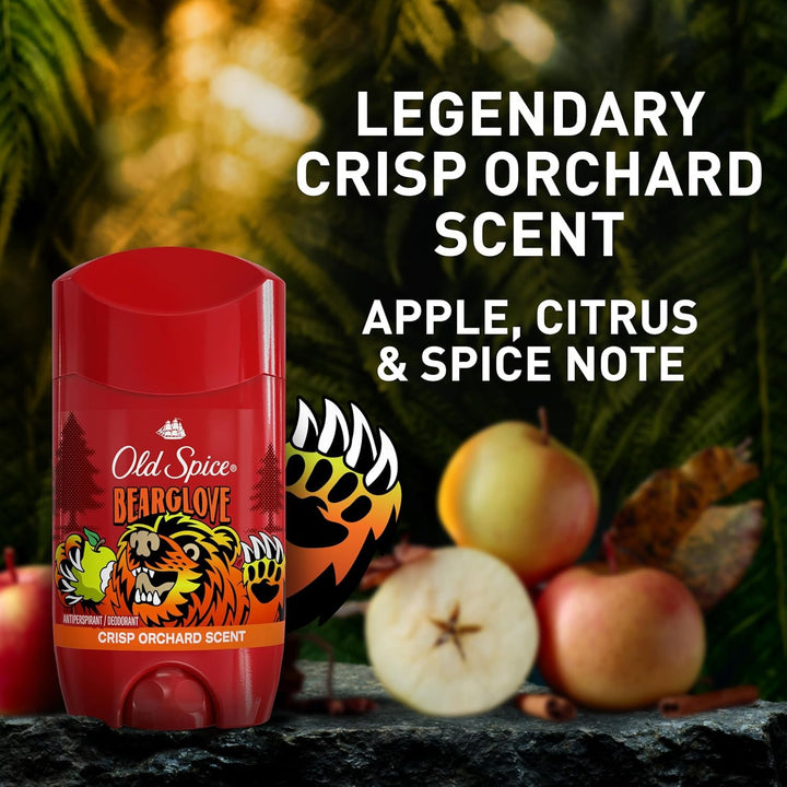 Old Spice Wild Collection Men's Deodorant, Bearglove 3 oz Retail $7.97
