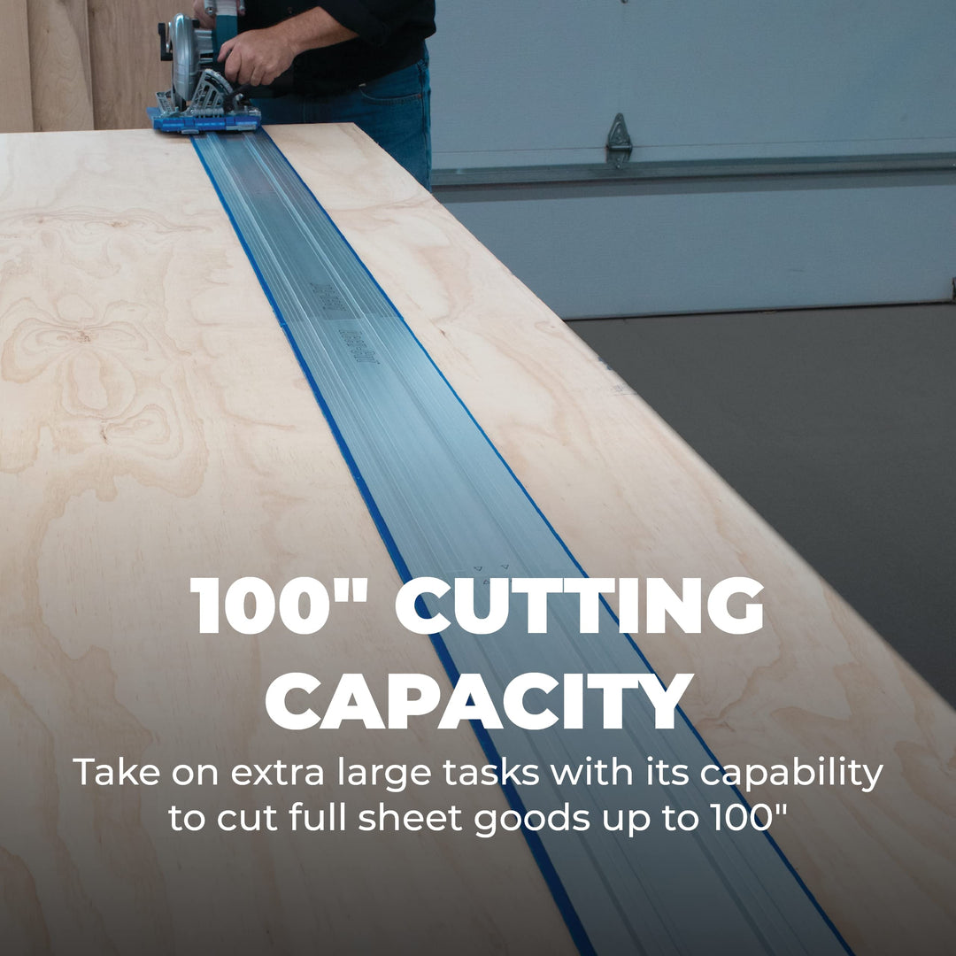 Kreg KMA3700 Accu-Cut XL - Universal Track Saw Guide System - Make Straight, Cross, Rip & Angled Cuts Easily