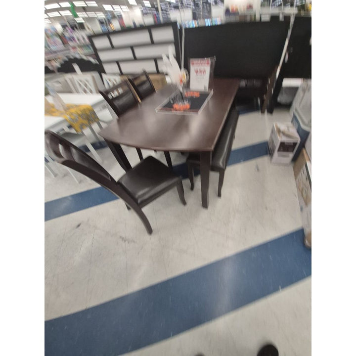 Unbranded Dining Set - Table and Chairs - Brown