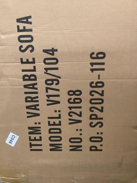 Variable Sofa Model V179/104 Retail $219.00