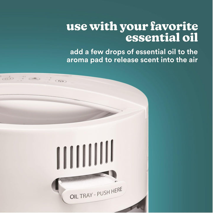 HoMedics Humidifiers for Bedroom, Home, Nursery, Office and Plants. Total Comfort UV-C Ultrasonic Humidifier, Leak Resistant Design, 0.97 Gallon Tank, 35 Hour Run Time, Quiet, Cool Mist, Night Light