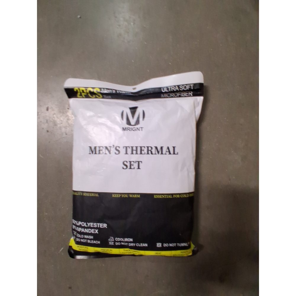 Mrignt Men's Thermal Set - Ultra Soft Microfiber, Heat Retention, Size Small Retail $25.00