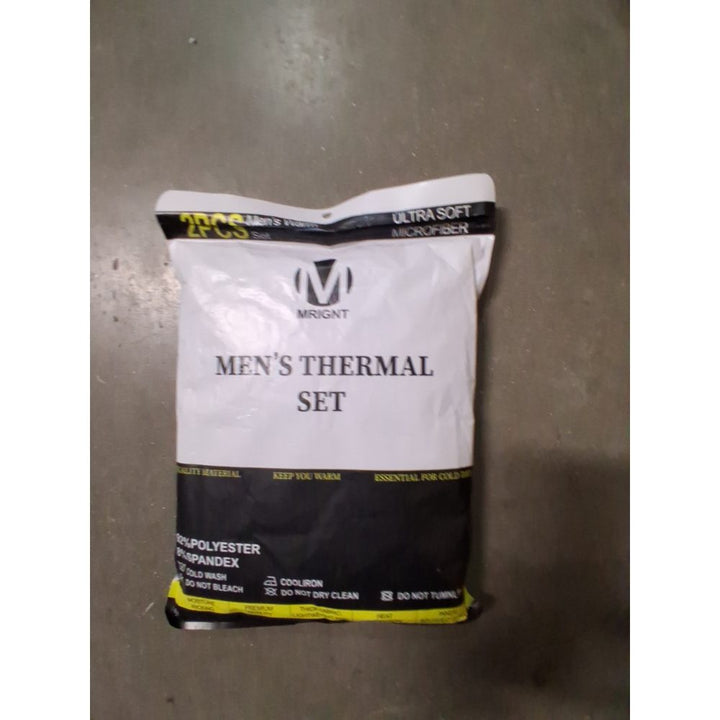 Mrignt Men's Thermal Set - Ultra Soft Microfiber, Heat Retention, Size Small Retail $25.00