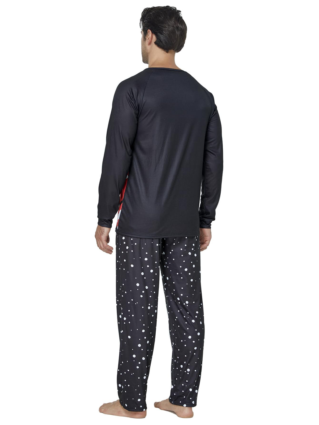 VENTELAN Family Matching Christmas Pajamas Set Holiday Santa Claus Sleepwear Xmas PJS Set for Couples and Kids,3Y Retail $16.00