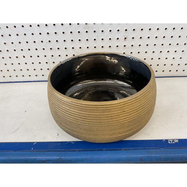 Unknown Brand Textured Gold Bowl Retail $35.00