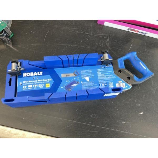 Kobalt Miter Box and Back Saw Set - 14-inch Retail $30.00